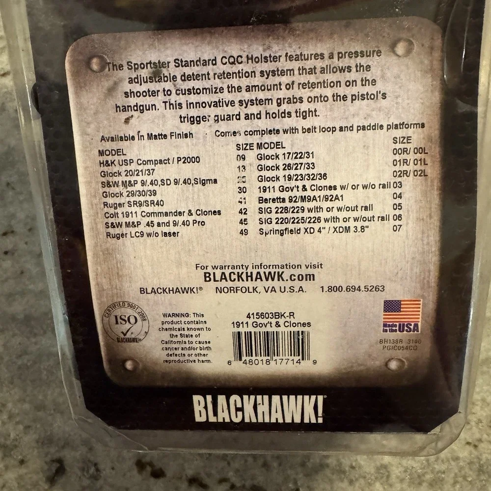 Blackhawk! new never